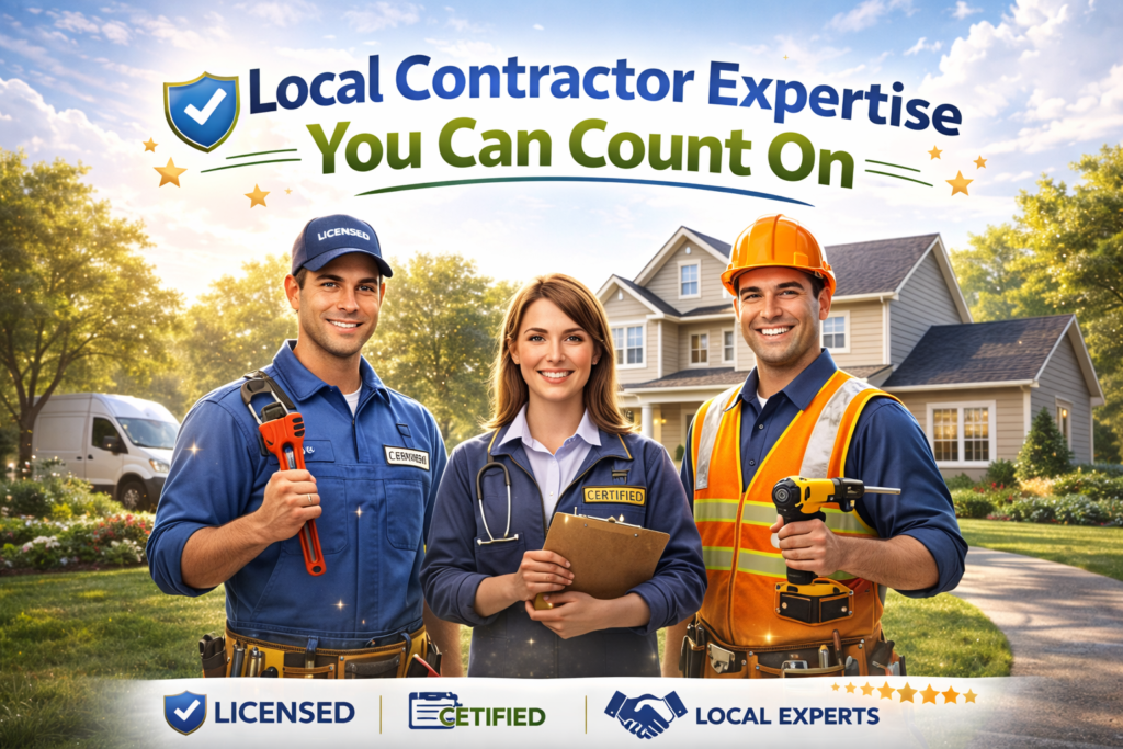 Local Contractor Expertise You Can Count On